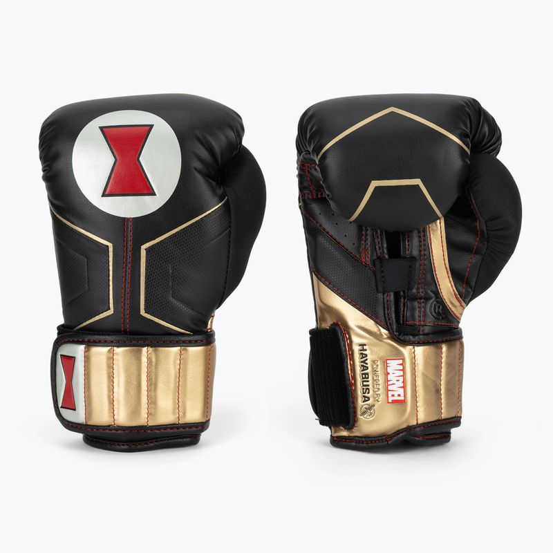 Rękawice bokserskie Hayabusa Marvel's Black Widow black/red