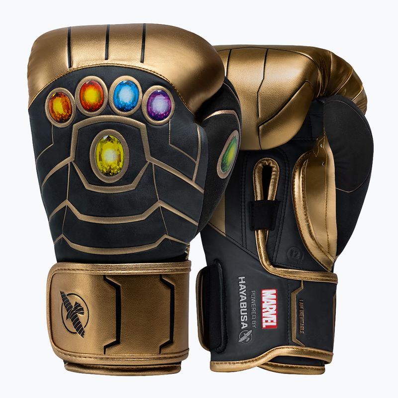 Rękawice bokserskie Hayabusa Marvel's Thanos gold/black 2