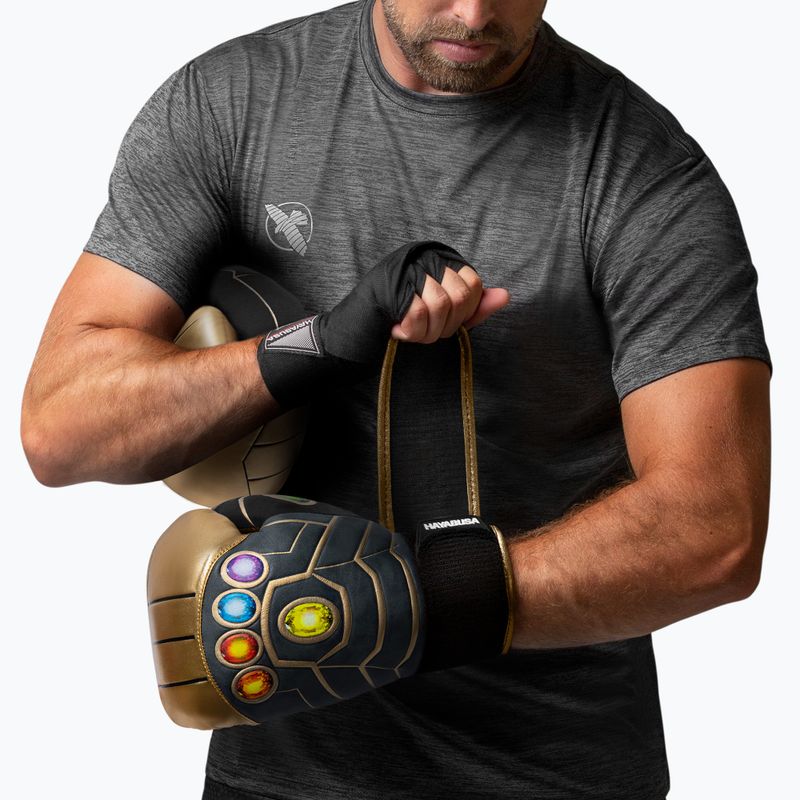 Rękawice bokserskie Hayabusa Marvel's Thanos gold/black 8