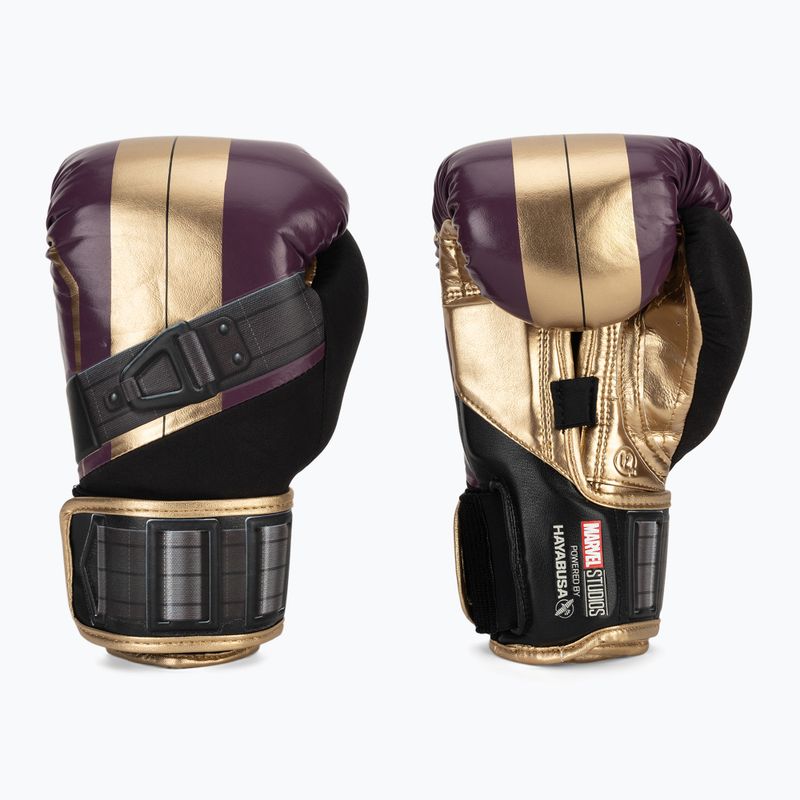 Rękawice bokserskie Hayabusa Marvel's Batroc purple/gold