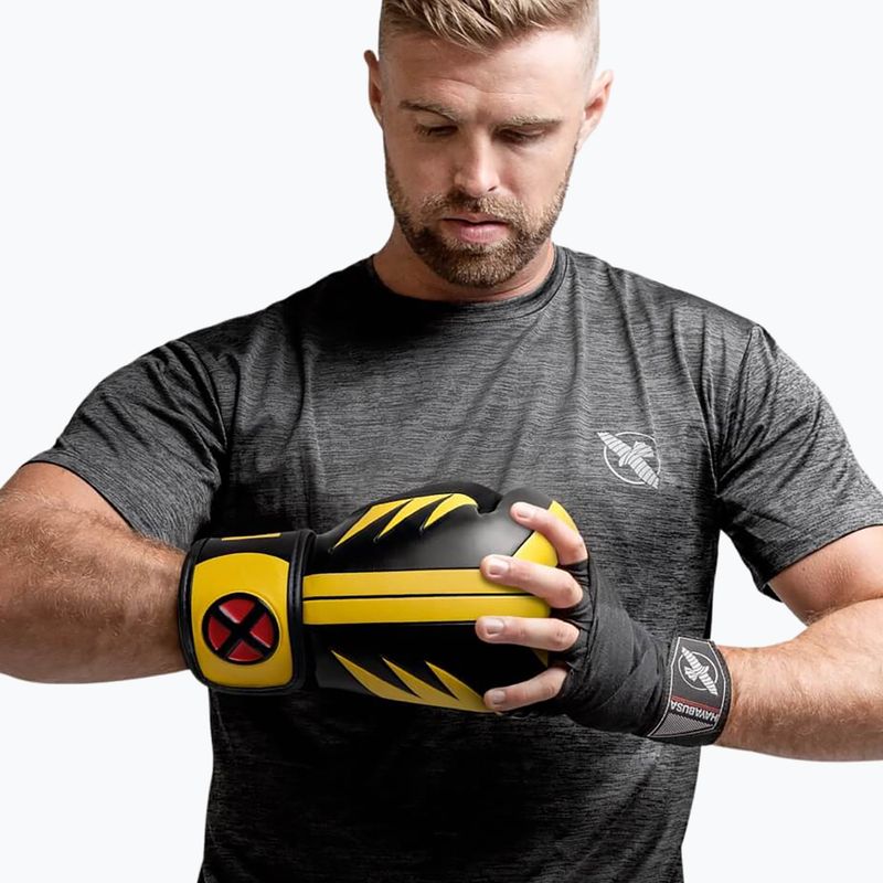 Rękawice bokserskie Hayabusa Marvel's Wolverine yellow/black 8