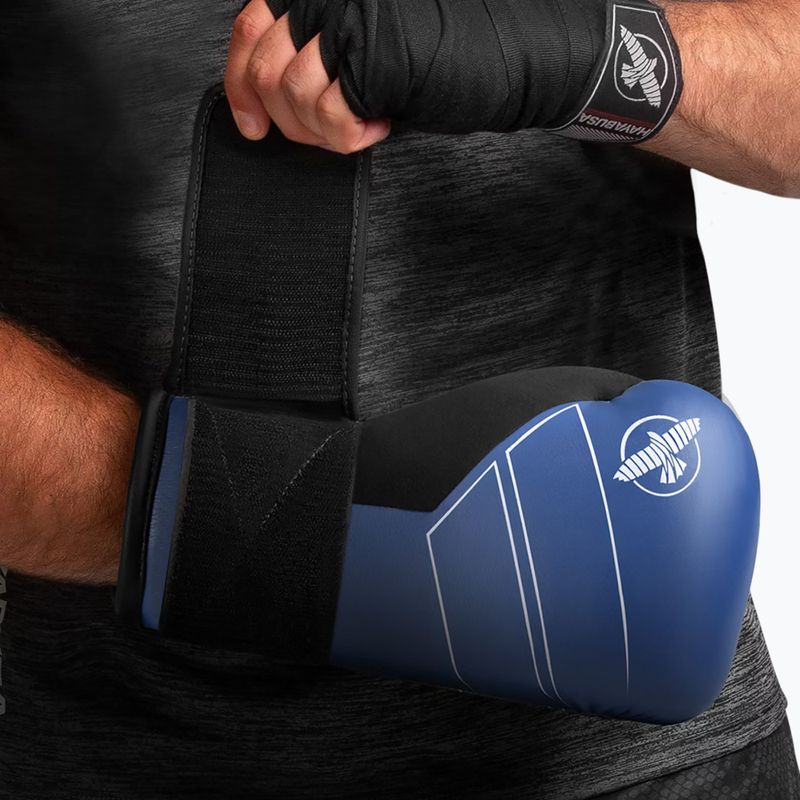 Rękawice bokserskie Hayabusa S4 Leather blue 5