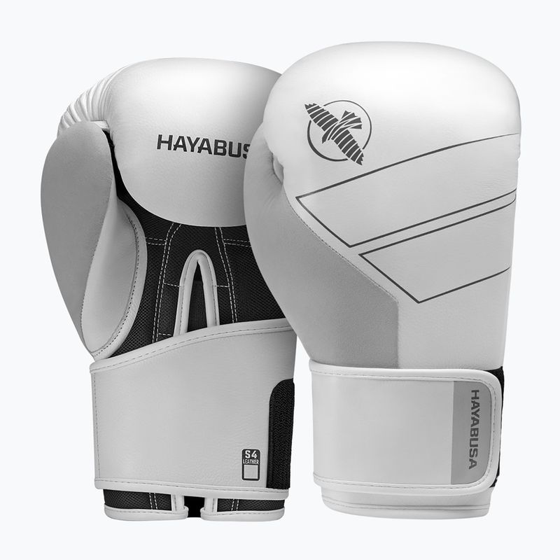 Rękawice bokserskie Hayabusa S4 Leather white 2