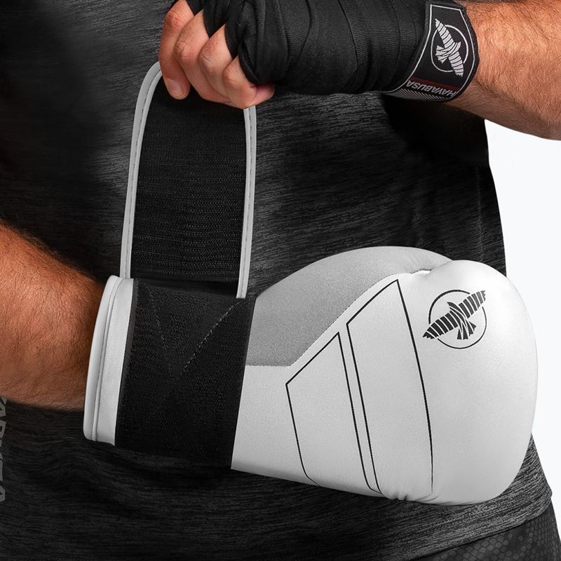 Rękawice bokserskie Hayabusa S4 Leather white 13