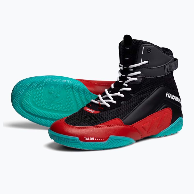 Buty bokserskie męskie Hayabusa Talon Boxing black/red 10
