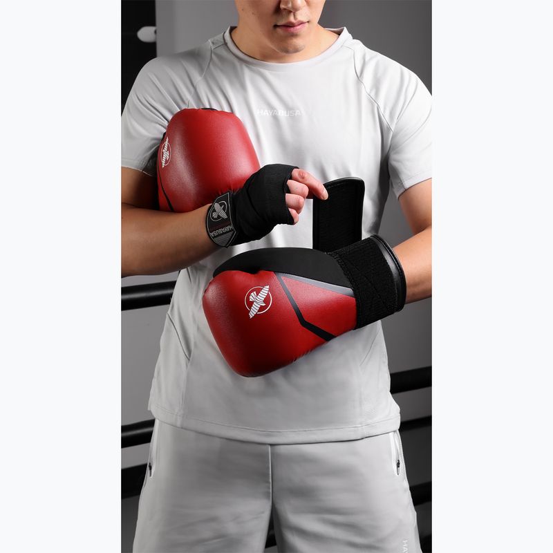Rękawice bokserskie Hayabusa E1 Boxing red/black 16