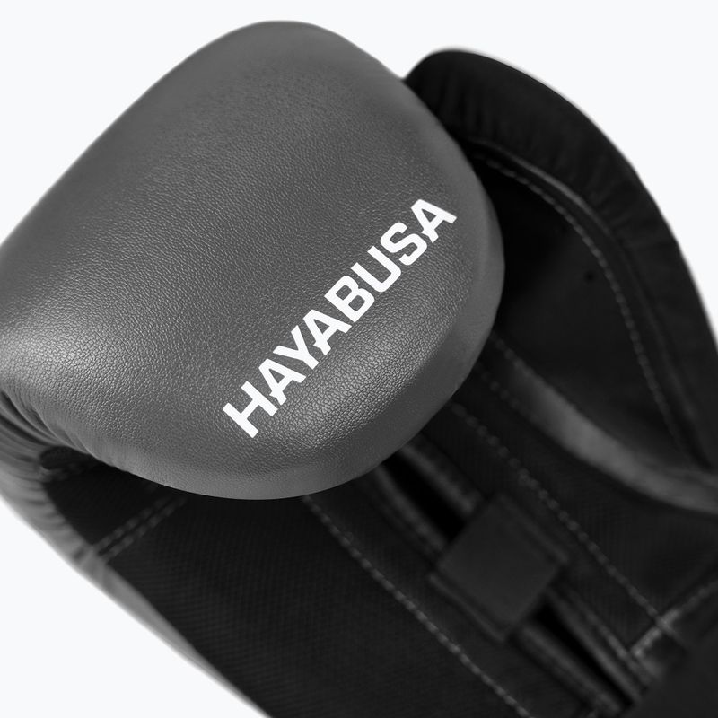Rękawice bokserskie Hayabusa E1 Boxing grey/black 8
