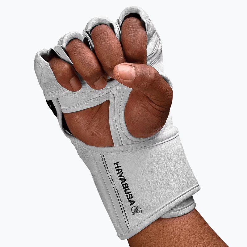 Rękawice grapplingowe Hayabusa T3 MMA white/black 8