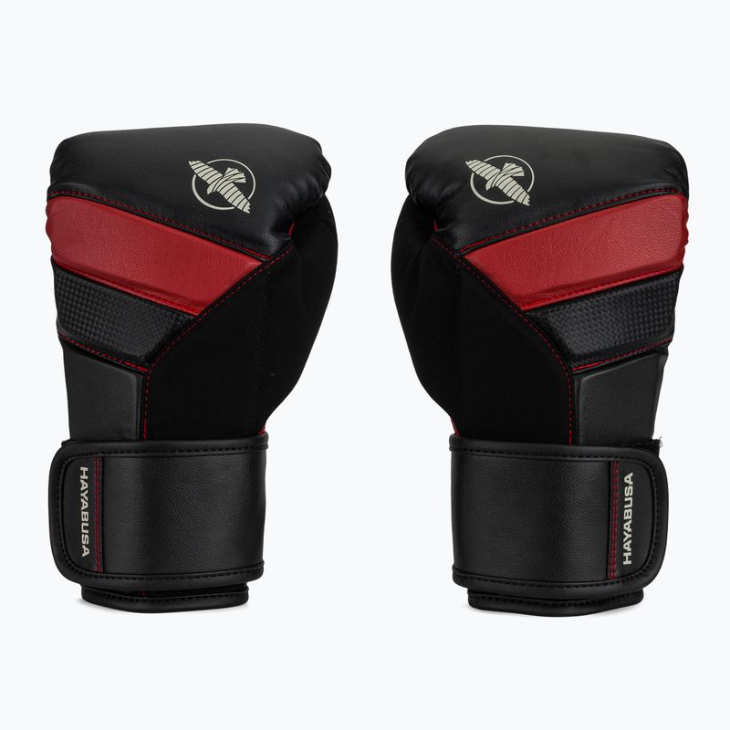 Rękawice bokserskie Hayabusa T3 black/red 2