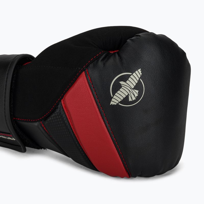 Rękawice bokserskie Hayabusa T3 black/red 5