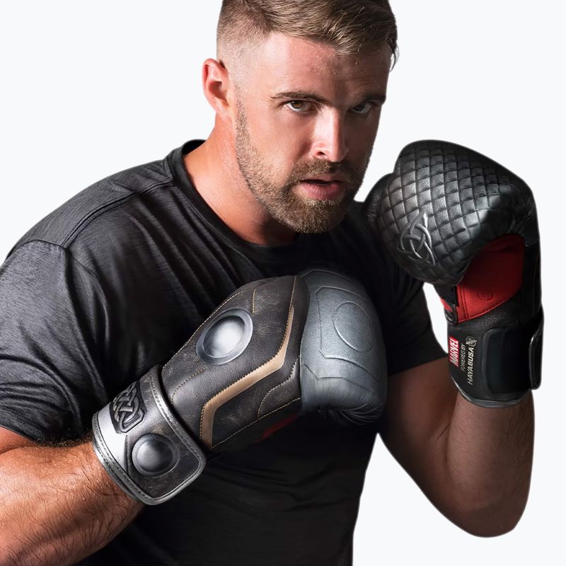 Rękawice bokserskie Hayabusa Thor silver 8