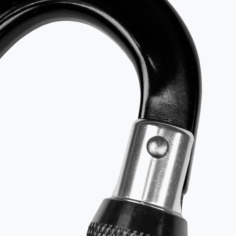 Karabinek wspinaczkowy Grivel Mega K6N Screw Lock black/black 2