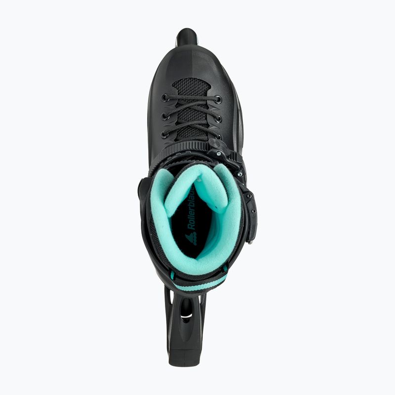 Rolki damskie Rollerblade RB 80 W black/light blue 6