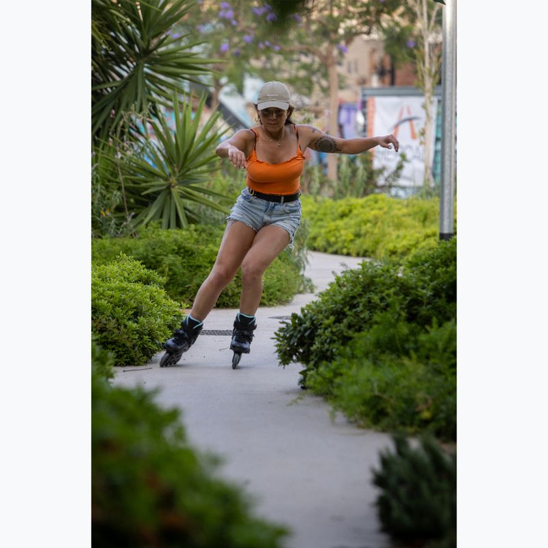 Rolki damskie Rollerblade RB 80 W black/light blue 10