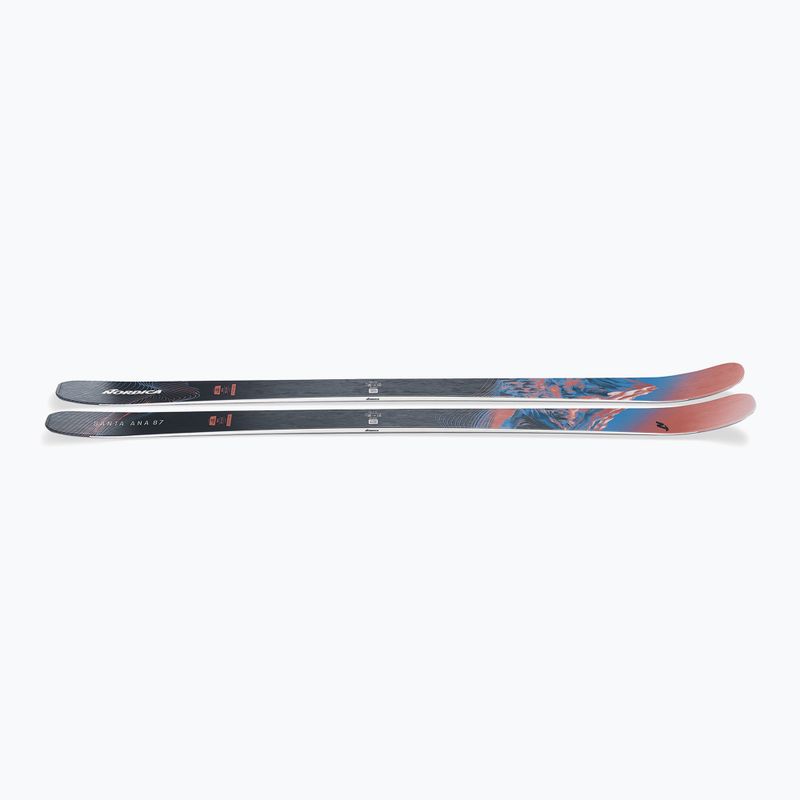 Narty zjazdowe damskie Nordica Santa Anna 87 Flat coral/blue/black 6