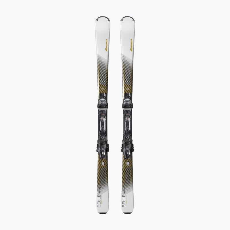 Narty zjazdowe damskie Nordica Belle Prime + wiązania TP2COMP10 FDT grey/gold