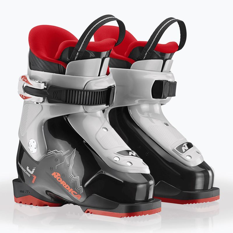 Buty narciarskie dziecięce Nordica Speedmachine J 1 black/grey/red 7