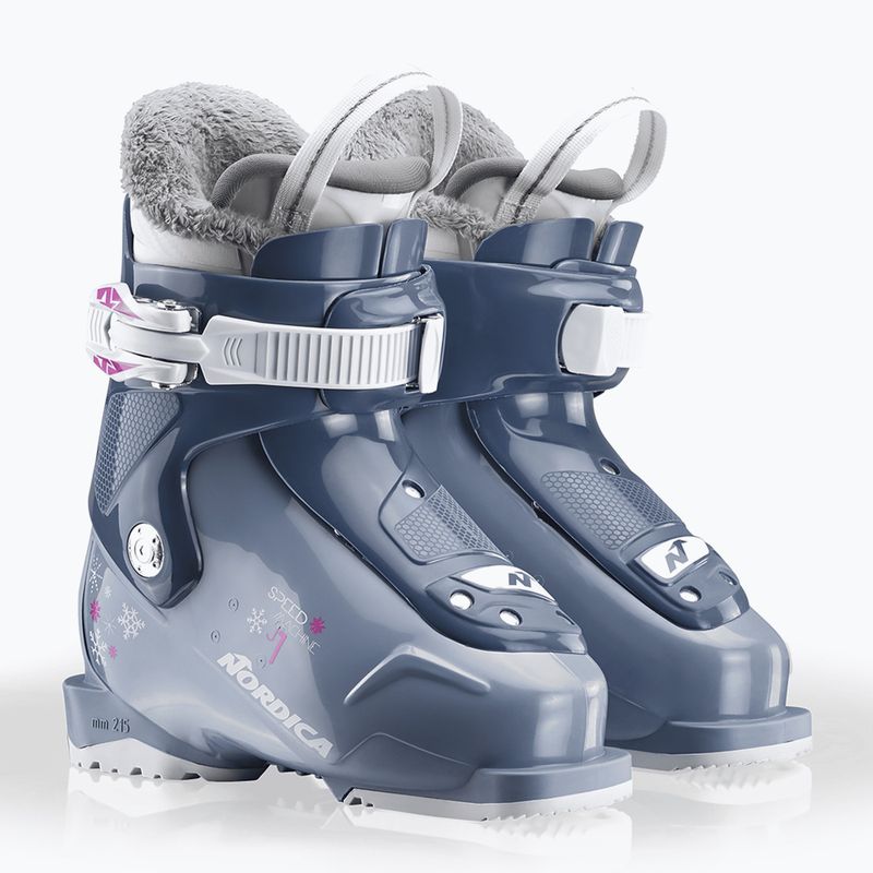 Buty narciarskie dziecięce Nordica Speedmachine J 1 blue/light blue/fucsia 7