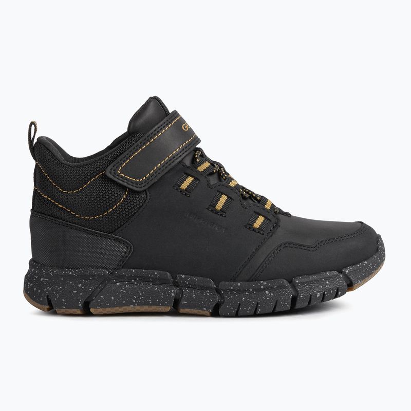 Buty juniorskie Geox Flexyper ABX black/dark yellow 9