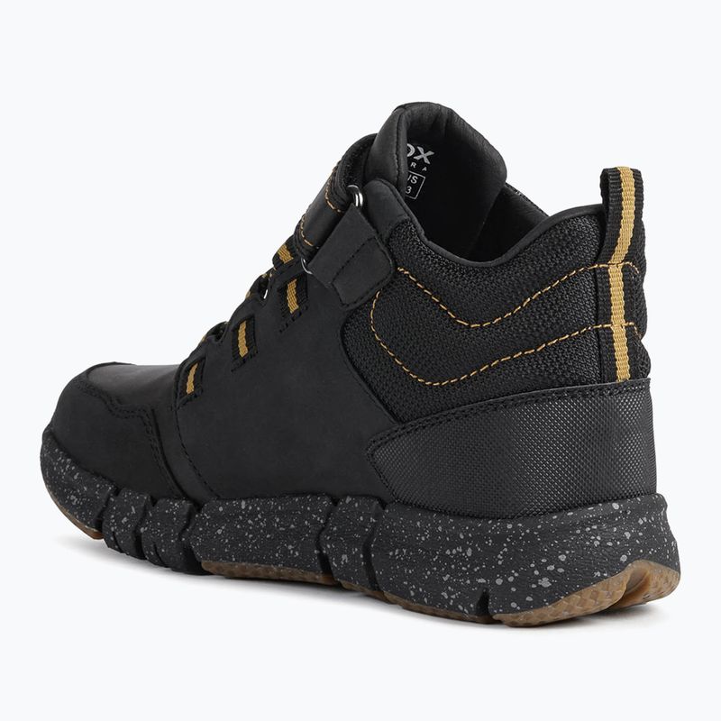 Buty juniorskie Geox Flexyper ABX black/dark yellow 10