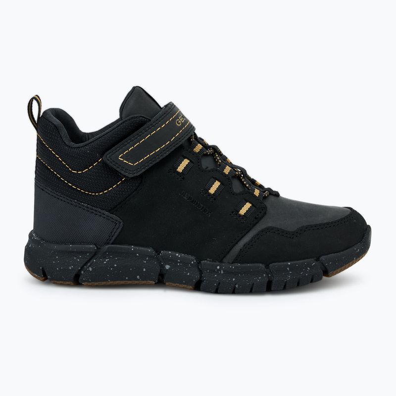 Buty juniorskie Geox Flexyper ABX black/dark yellow 2