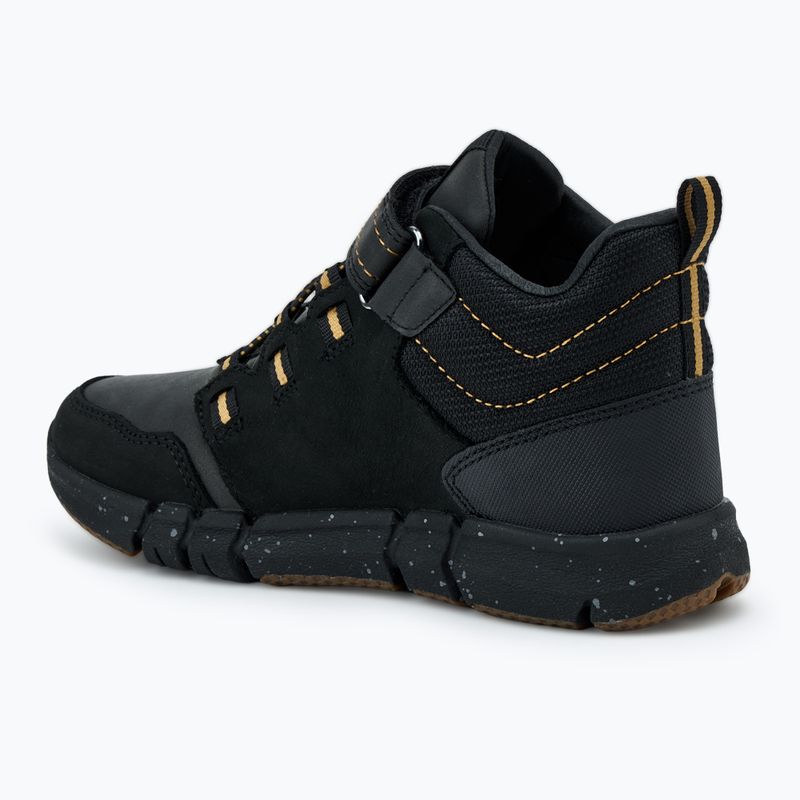Buty juniorskie Geox Flexyper ABX black/dark yellow 3