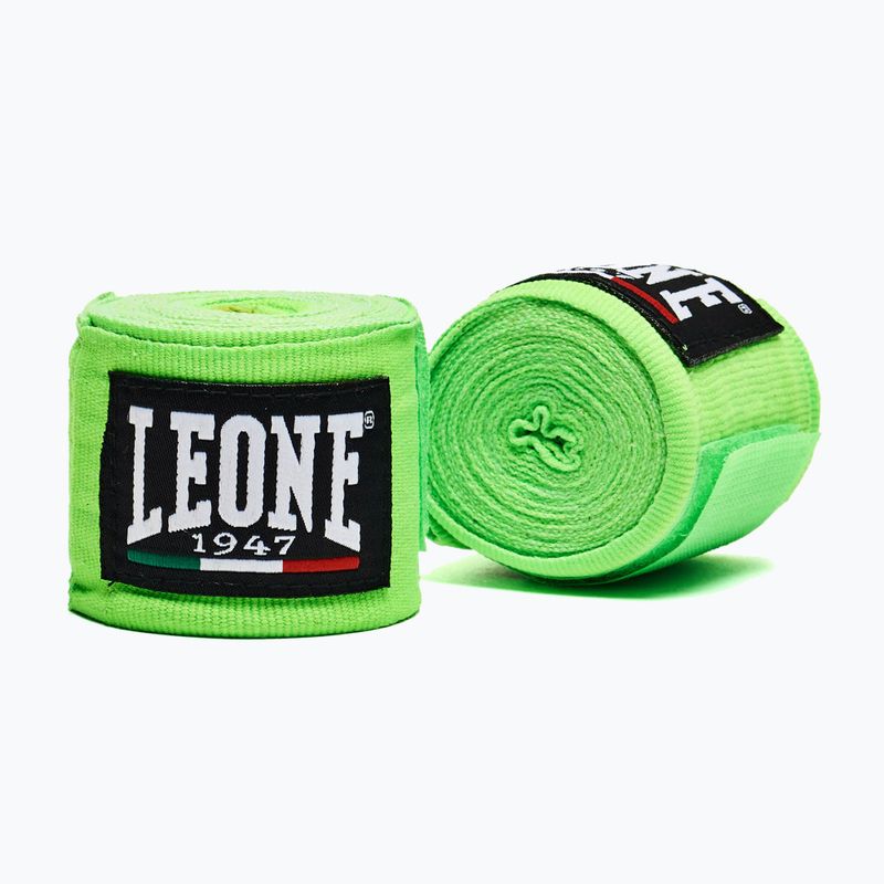 Bandaże bokserskie Leone 1947 Hand Wraps 350 cm verde fluo/fluo green