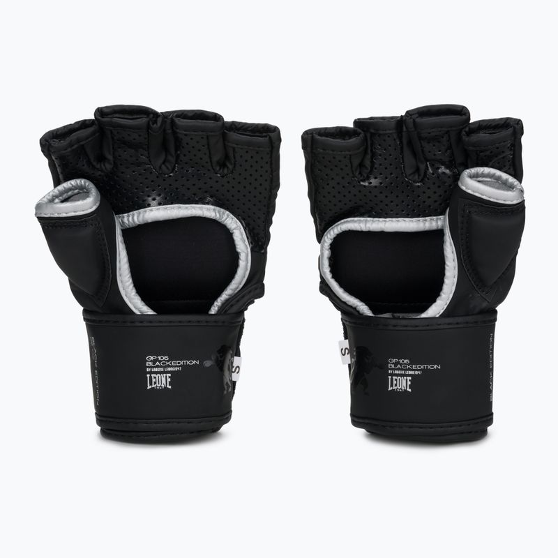 Rękawice grapplingowe LEONE 1947 Black Edition MMA black 3