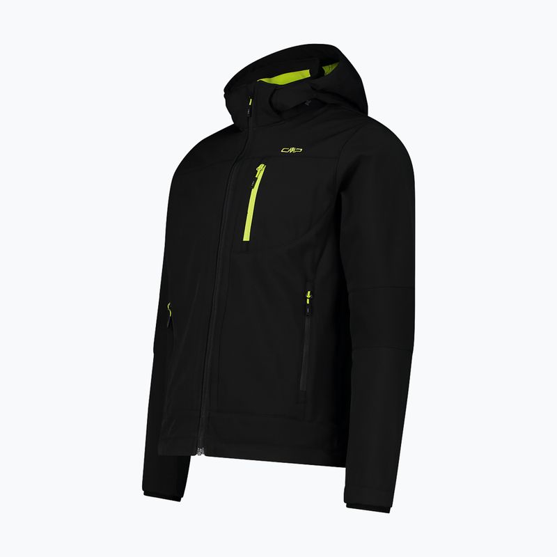 Kurtka softshell męska CMP 3A01787N nero/acido 3
