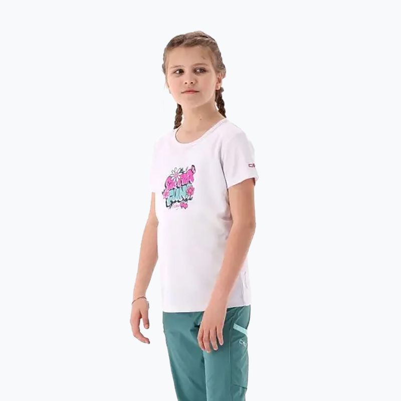 Koszulka dziecięca CMP 38T6385 bianco 3