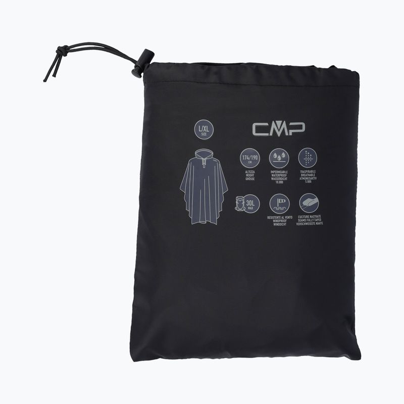 Ponczo przeciwdeszczowe CMP 35X7857 Fix Hood nero 4