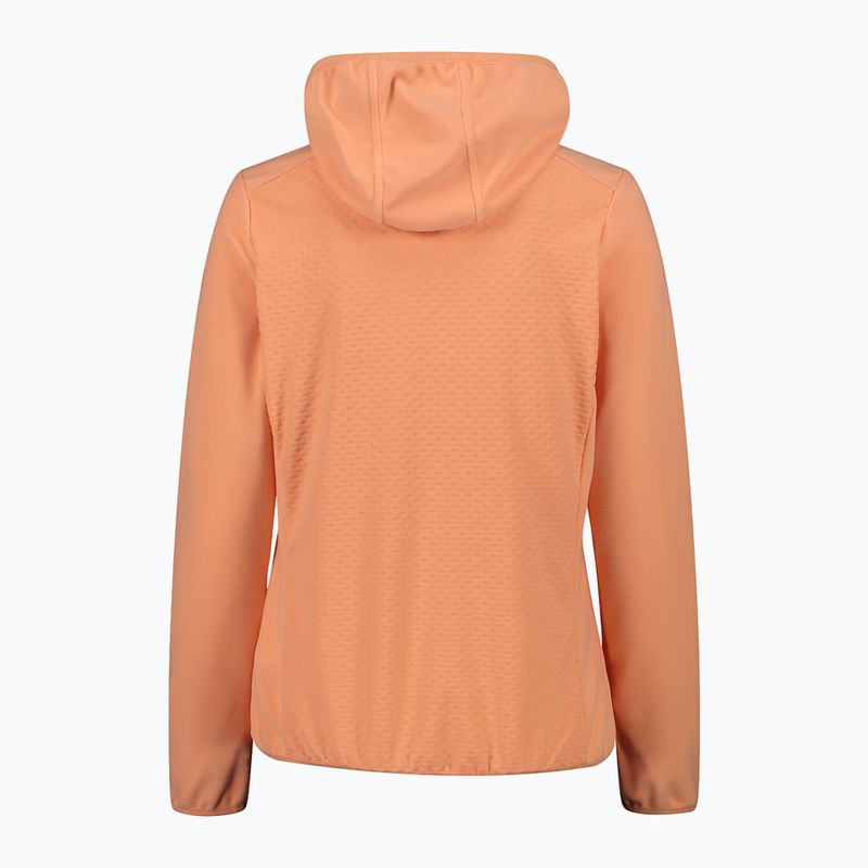 Bluza damska CMP 35G5406 Fix Hood salmone 2
