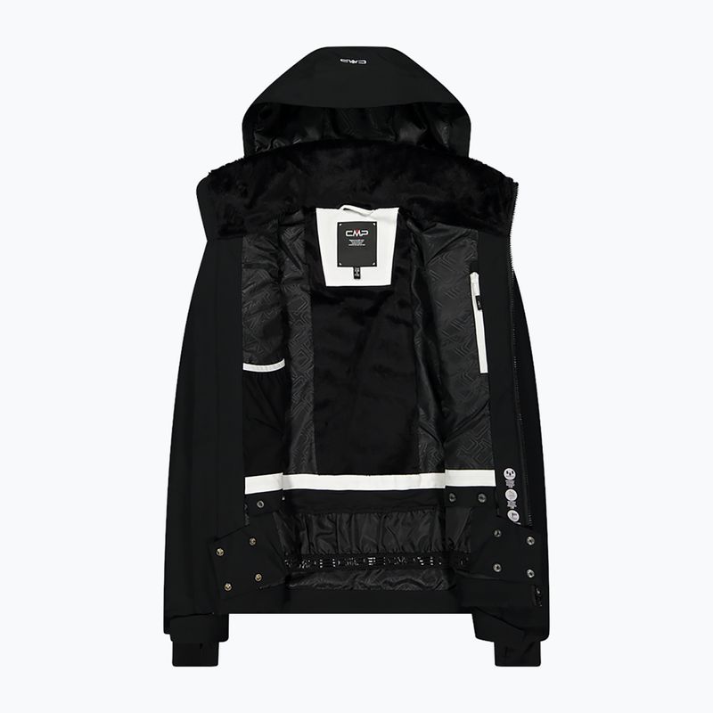 Kurtka narciarska damska CMP 35W0166 Zip Hood nero 5