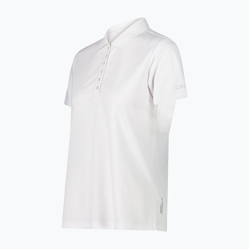 Koszulka polo damska CMP 3T59676 Polo bianco/ghiaccio 3