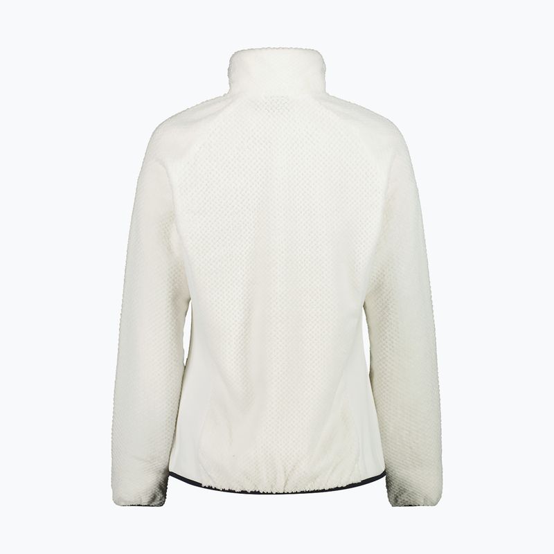 Bluza polarowa damska CMP 35P1566 Jacquard Highloft b.co gesso 2