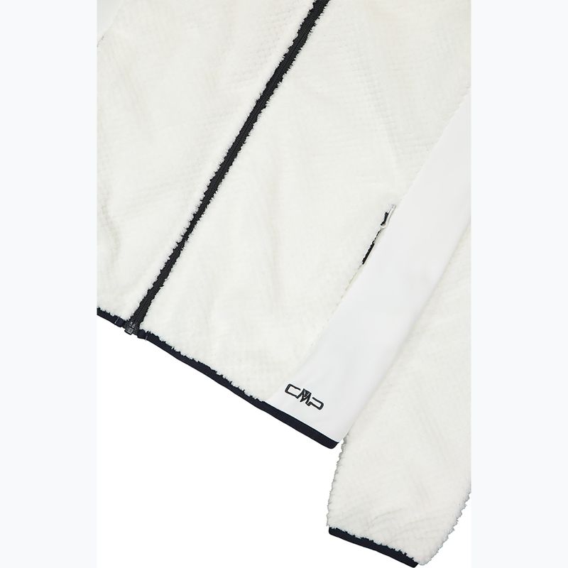 Bluza polarowa damska CMP 35P1566 Jacquard Highloft b.co gesso 5