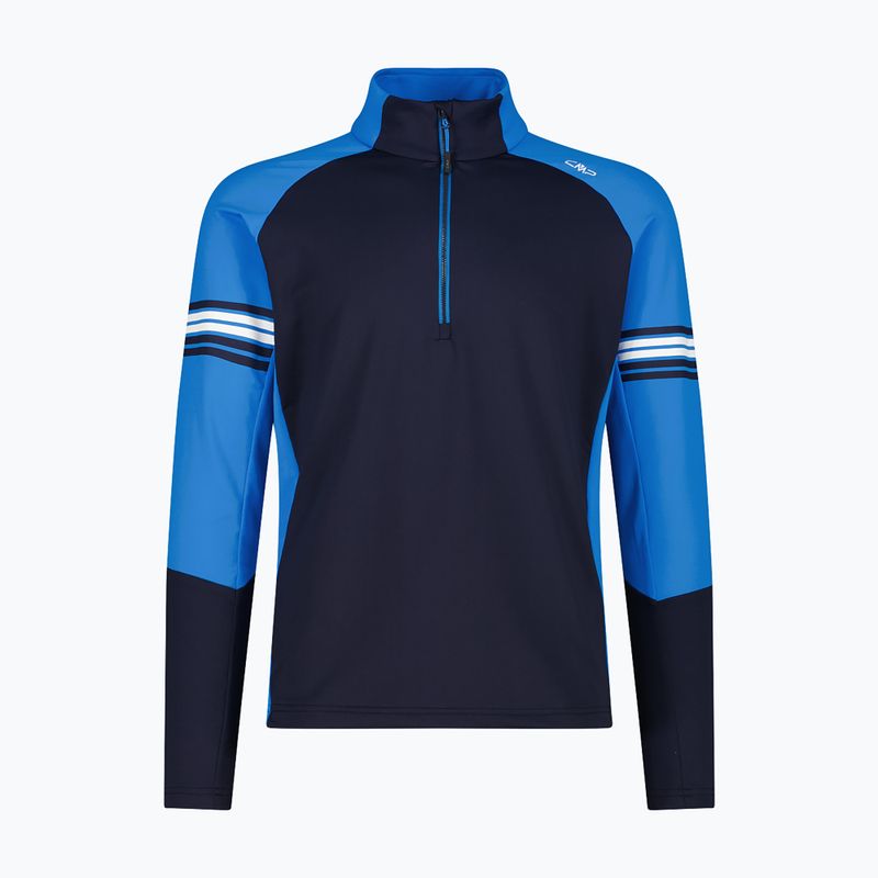 Bluza męska CMP 35L0427 Sweat black/blue/winter sun