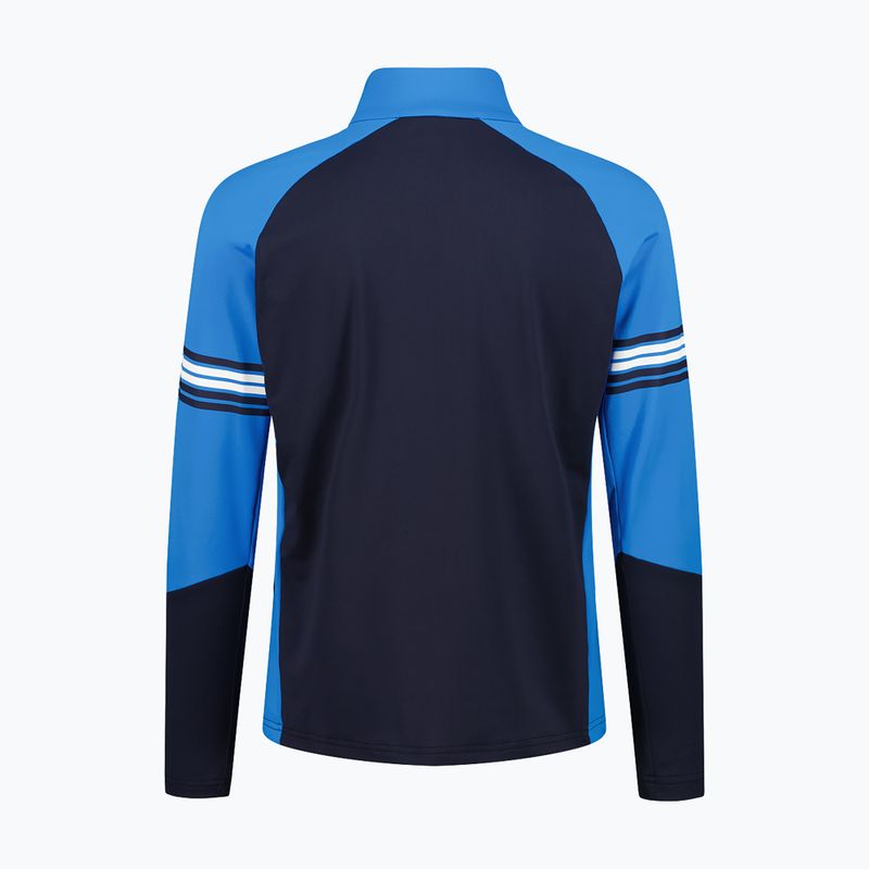 Bluza męska CMP 35L0427 Sweat black/blue/winter sun 2