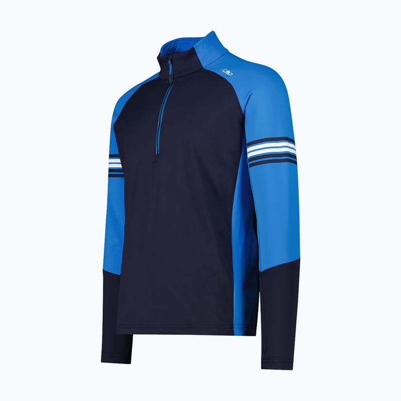 Bluza męska CMP 35L0427 Sweat black/blue/winter sun 3