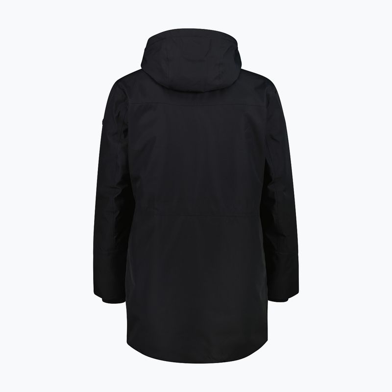 Kurtka ocieplana męska CMP 35K3737 Parka Zip Hood nero 2