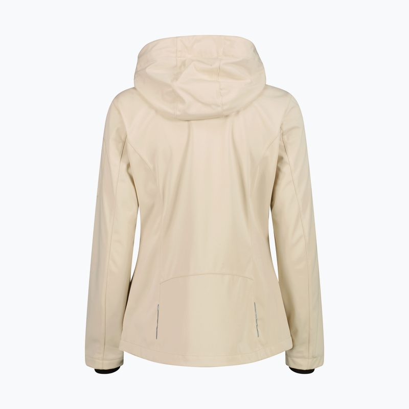 Kurtka softshell damska CMP 39A5016 Zip Hood cream 2