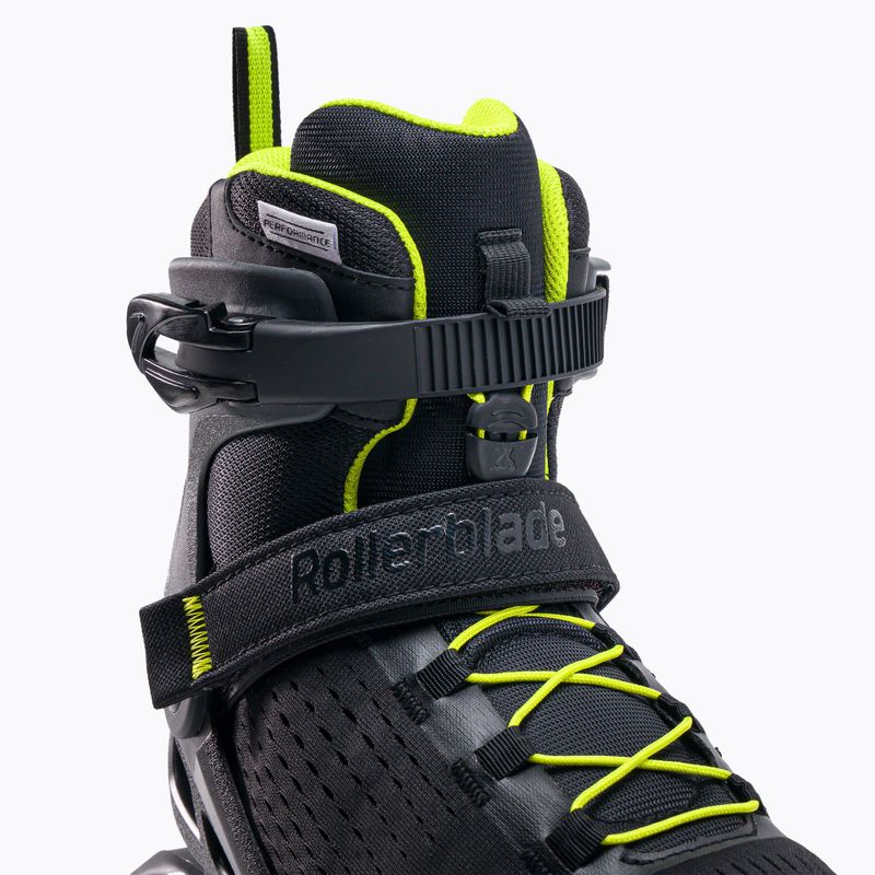 Rolki męskie Rollerblade Zetrablade Elite black/lime 5
