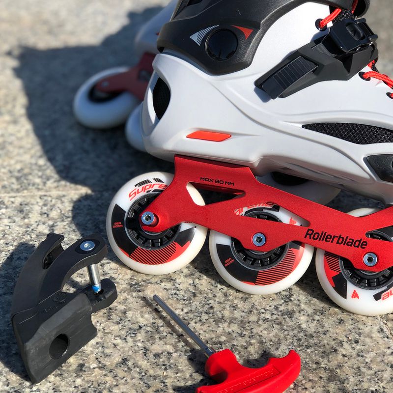 Rolki męskie Rollerblade RB PRO X grey/warm red 11