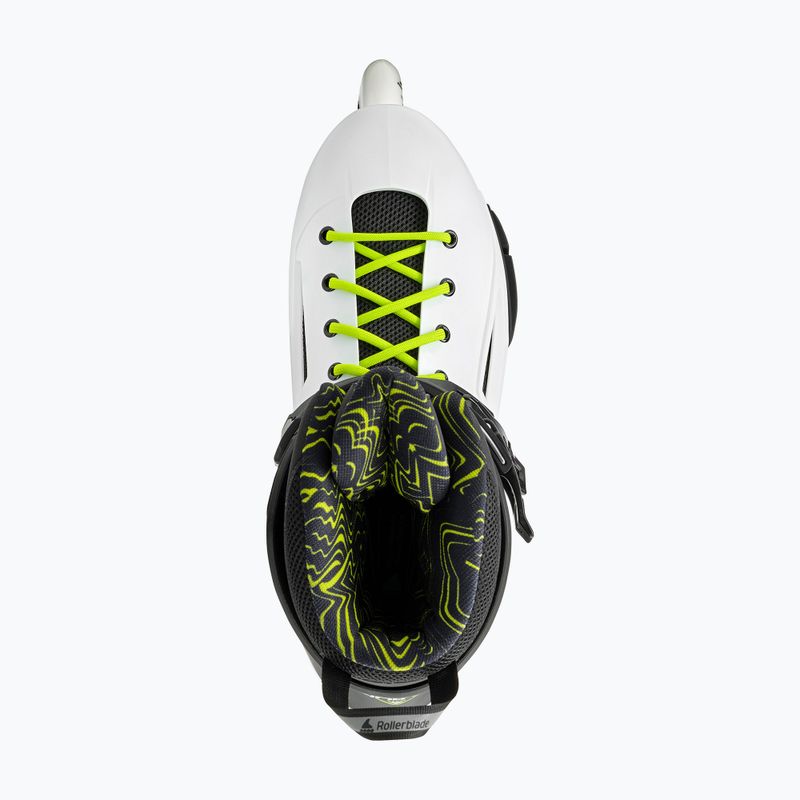 Rolki męskie Rollerblade Lightning 110 white/black 6