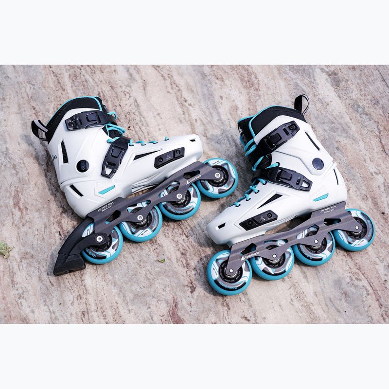Rolki damskie Rollerblade Lightning W white/aqua 7