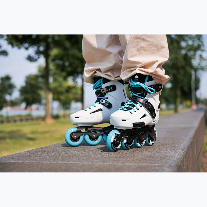 Rolki damskie Rollerblade Lightning W white/aqua 9