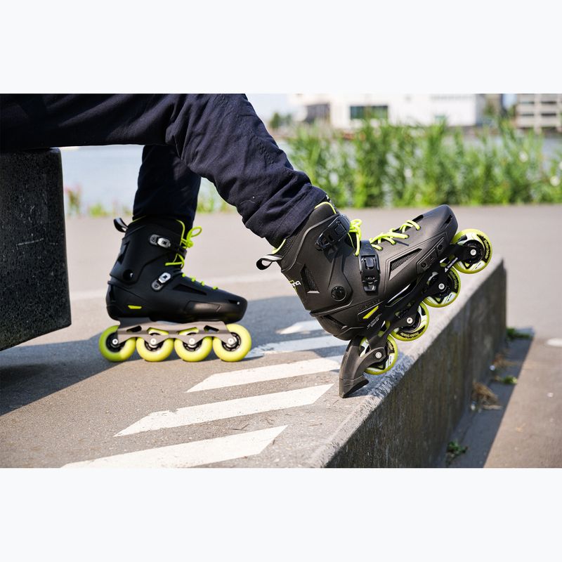 Rolki męskie Rollerblade Lightning black/lime 8