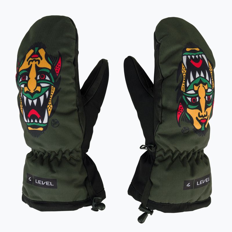 Rękawice snowboardowe Level Soul Mitt forest 2