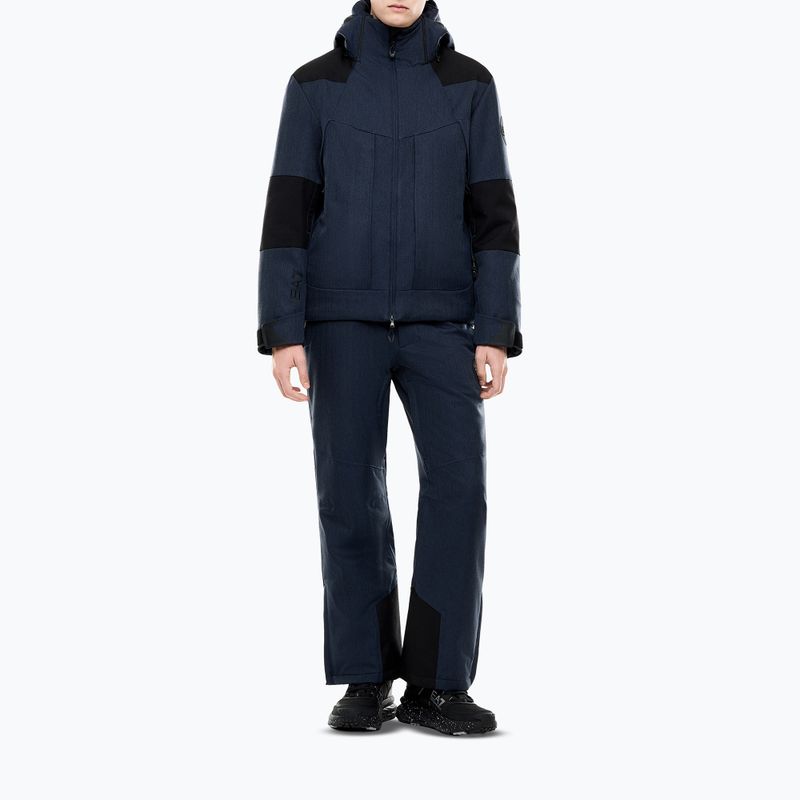 Kurtka narciarska męska EA7 Emporio Armani Elitary Fashion fancy blue herringbo 2