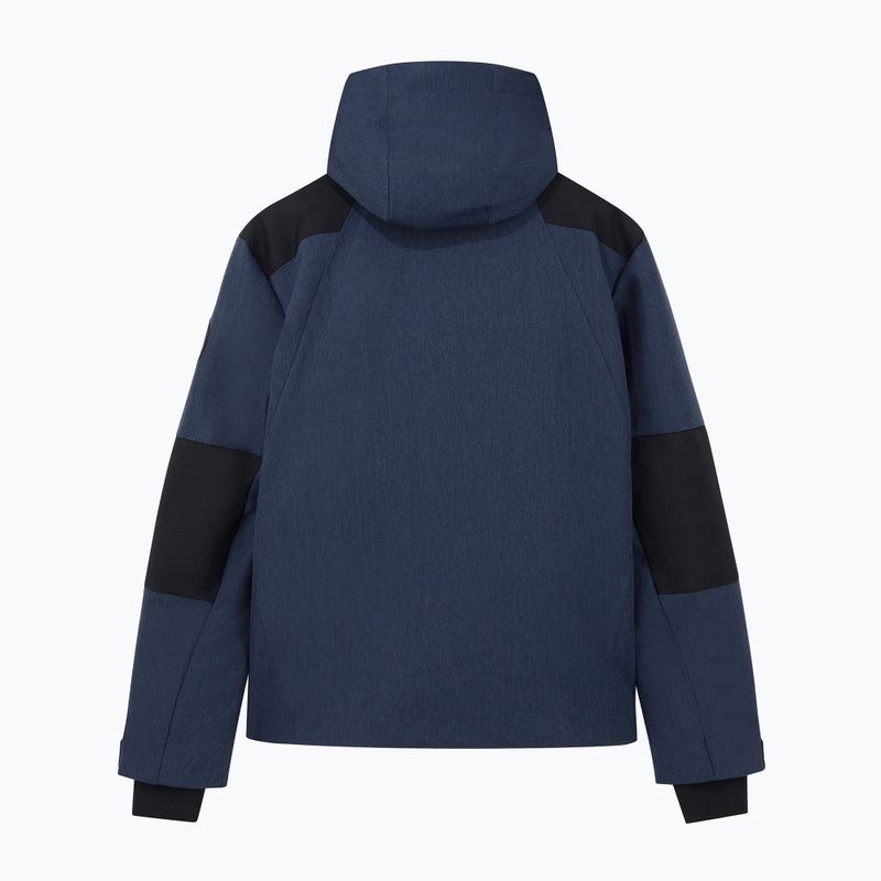 Kurtka narciarska męska EA7 Emporio Armani Elitary Fashion fancy blue herringbo 6